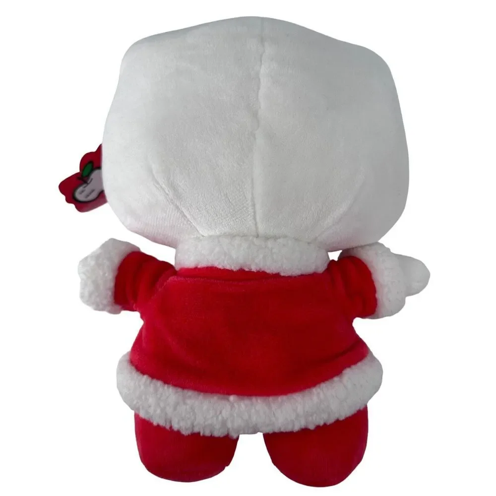 2 Sanrio HELLO KITTY Dressed For Christmas In‎ Red Plush Stuffed Animals